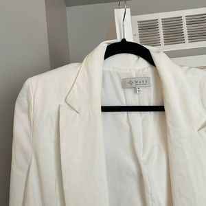 WAYF White Blazer - Size Medium